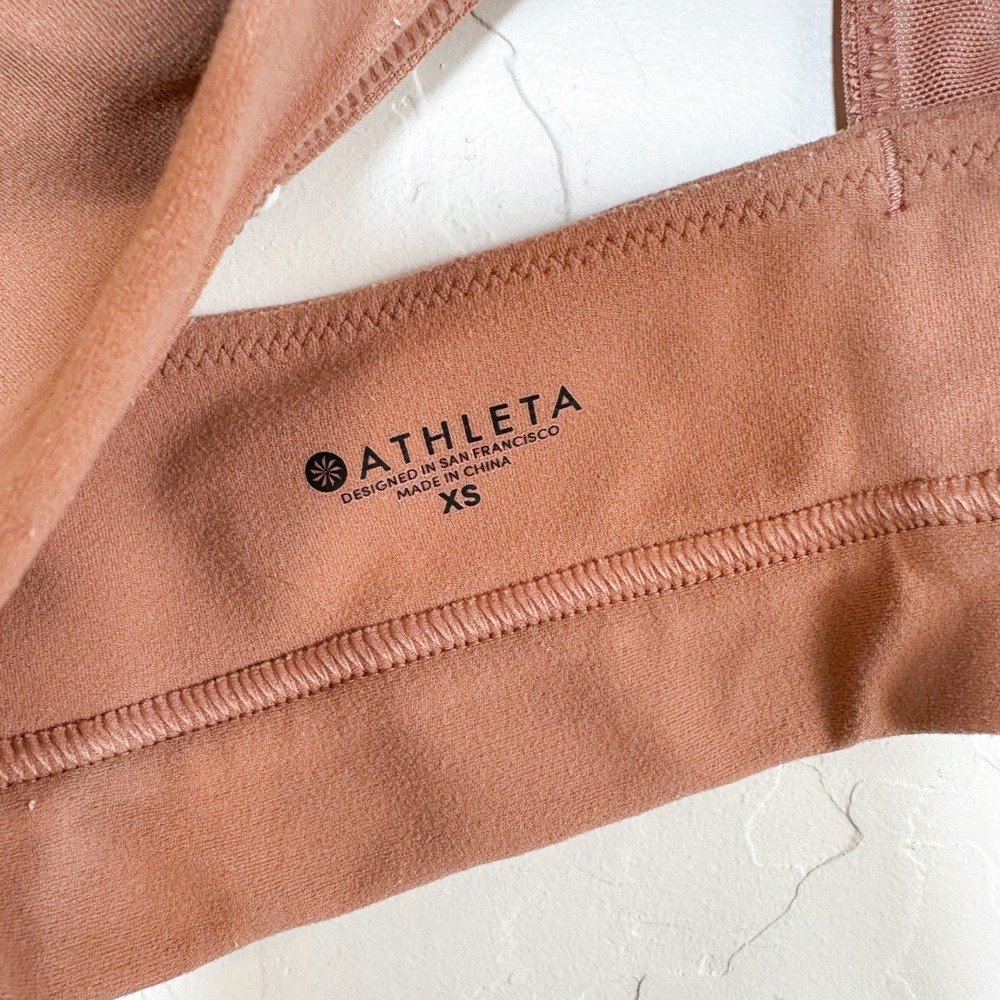 Athleta | Everyday T Back Bra in Powervita A–C, Mocha Clay Brown - Picture 5 of 5